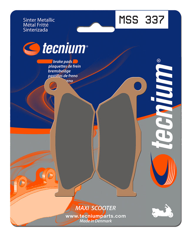 Pastillas de freno Tecnium MSS337 Sinterizadas TECNIUM MSS337