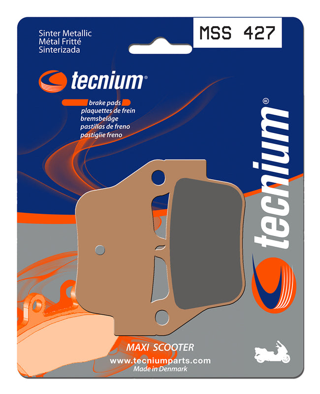 Pastillas de freno Tecnium MSS427 Sinterizadas SYM Maxsym 600I ABS TECNIUM MSS427