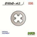 Disco de freno NG 006 Ø160 x 4 NG BRAKE DISC 6