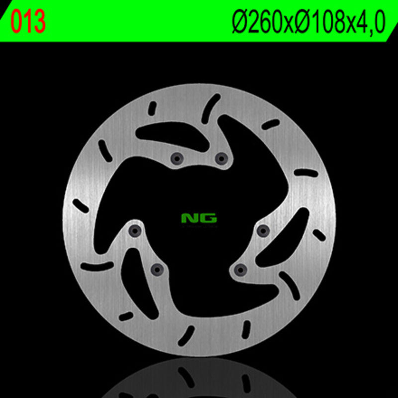 Disco de freno NG 013 Ø260 x Ø108 x 4 NG BRAKE DISC 13
