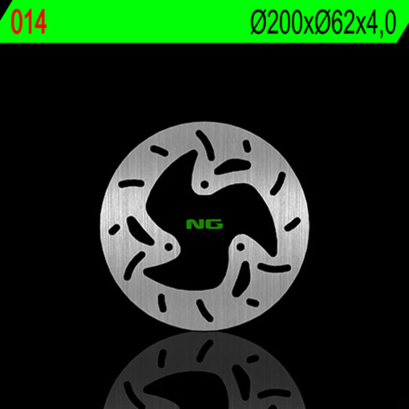 Disco de freno NG 014 Ø200 x Ø62 x 4 NG BRAKE DISC 14