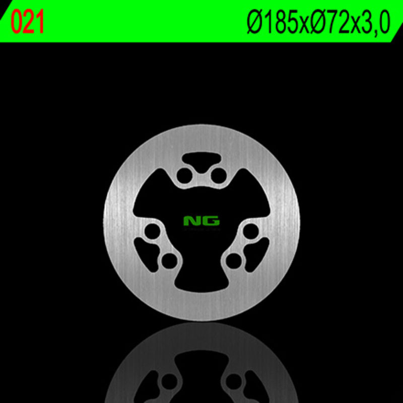 Disco de freno NG 021 Ø185 x Ø72 x 3 NG BRAKE DISC 21