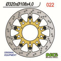 Disco de freno NG 022 Ø320 x Ø108 x 4 NG BRAKE DISC 22