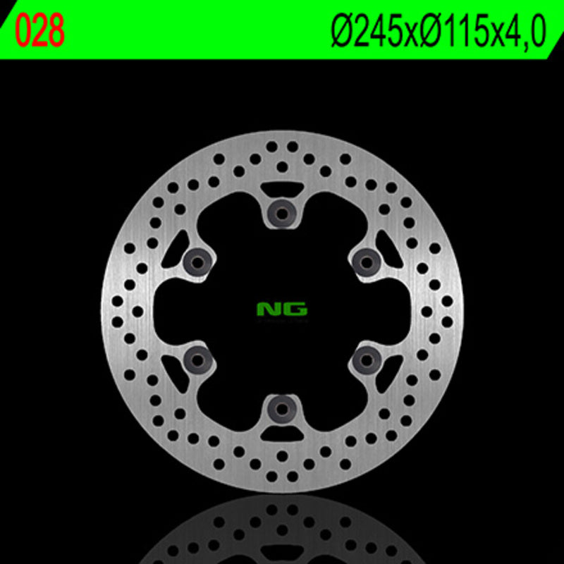 Disco de freno NG 028 Ø245 x Ø115 x 4 NG BRAKE DISC 28
