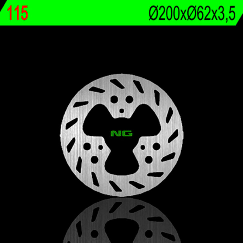 Disco de freno NG 115 Ø200 x Ø62 x 3.5 NG BRAKE DISC 115