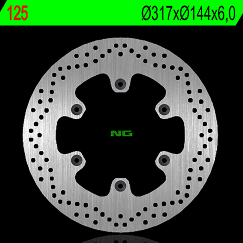 Disco de freno NG 125 Ø317 x Ø144 x 6 NG BRAKE DISC 125