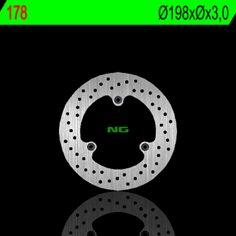 Disco de freno NG 178 Ø198 x 3 NG BRAKE DISC 178