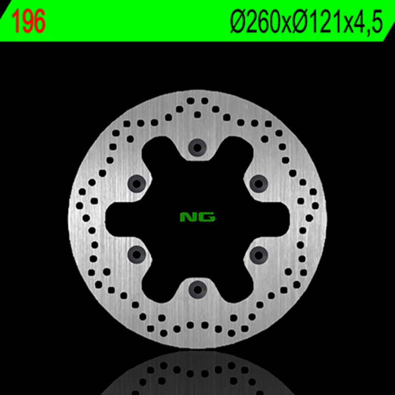 Disco de freno NG 196 Ø260 x Ø121 x 4.5 NG BRAKE DISC 196