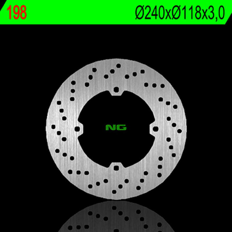 Disco de freno NG 198 Ø240 x Ø118 x 3 NG BRAKE DISC 198
