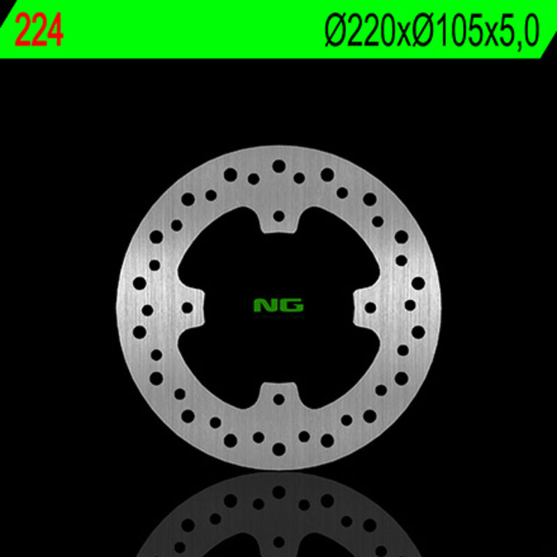 Disco de freno NG 224 Ø220 x Ø105 x 5 NG BRAKE DISC 224