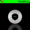 Disco de freno NG 249 Ø184 x Ø87 x 4 NG BRAKE DISC 249