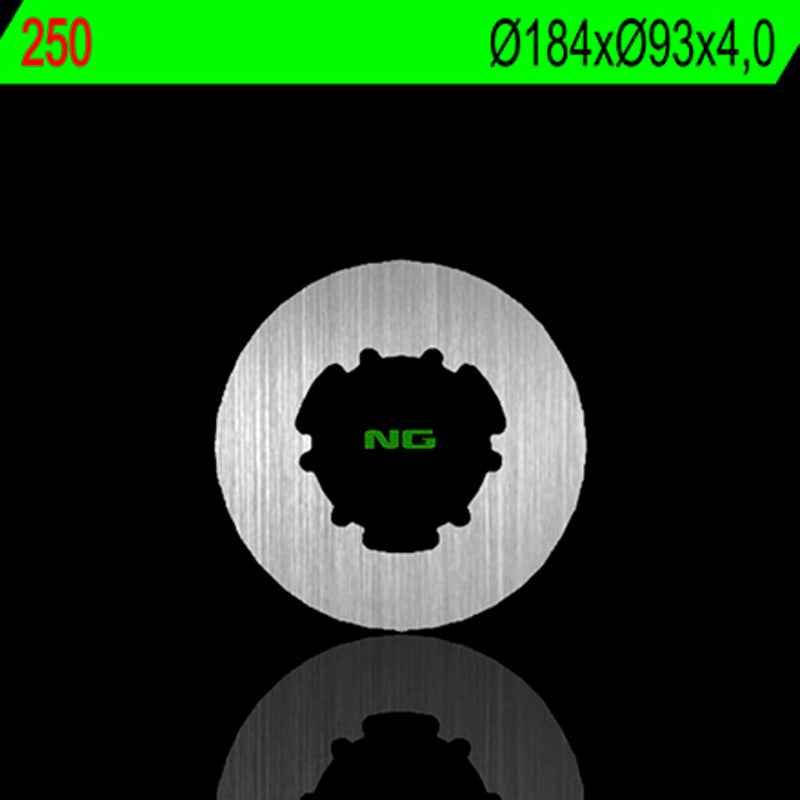 Disco de freno NG 250 Ø184 x Ø93 x 4 NG BRAKE DISC 250