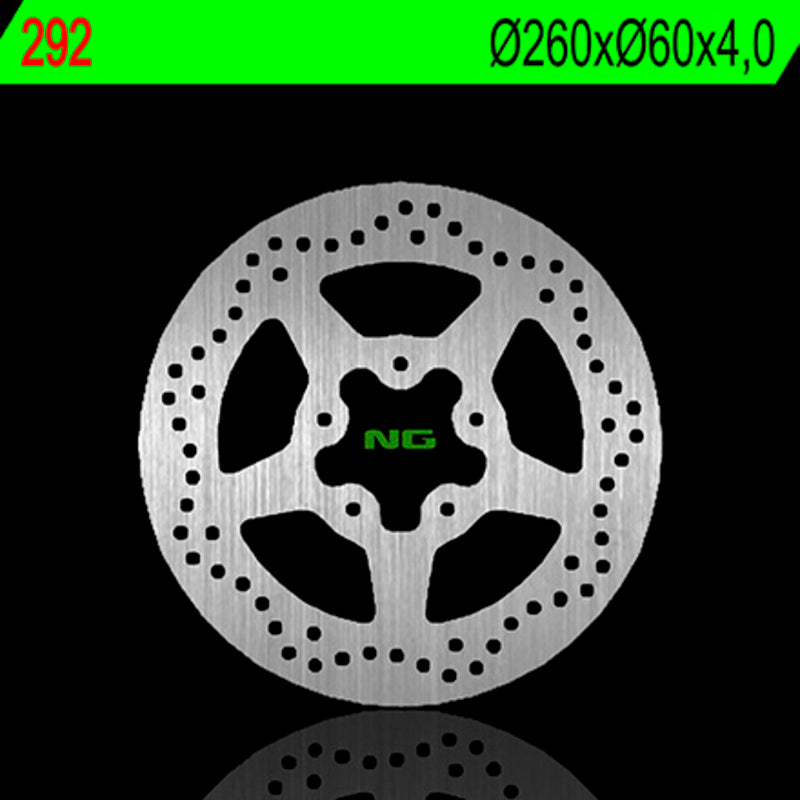 Disco de freno NG 292 Ø260 x Ø60 x 4 NG BRAKE DISC 292