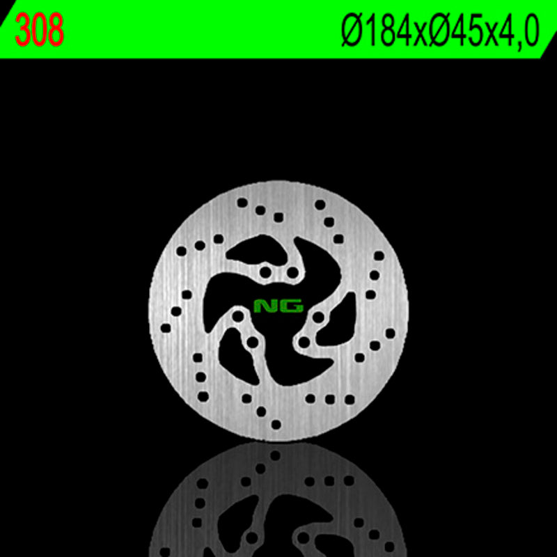 Disco de freno NG 308 Ø184 x Ø45 x 4 NG BRAKE DISC 308