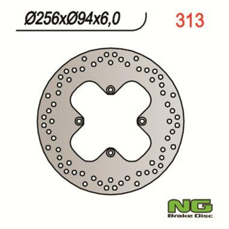 Disco de freno NG 313 Ø256 x Ø94 x 6 NG BRAKE DISC 313