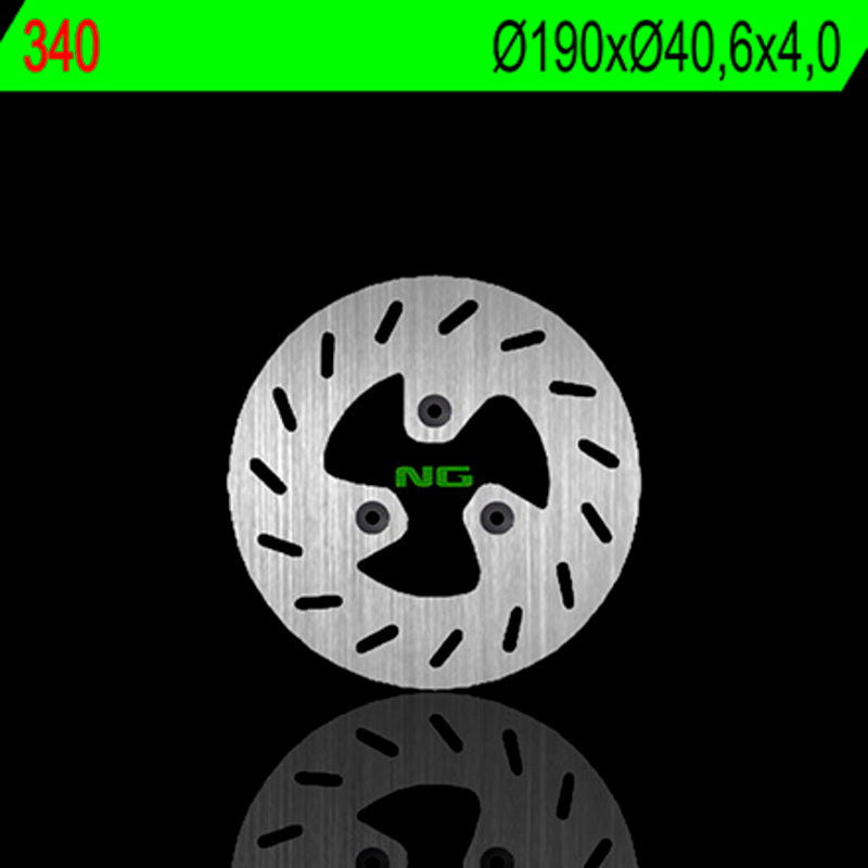 Disco de freno NG 340 Ø190 x Ø40.6 x 4 NG BRAKE DISC 340