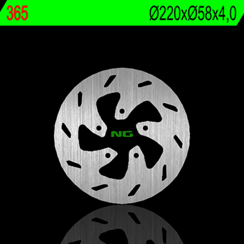 Disco de freno NG 365 Ø220 x Ø58 x 4 NG BRAKE DISC 365