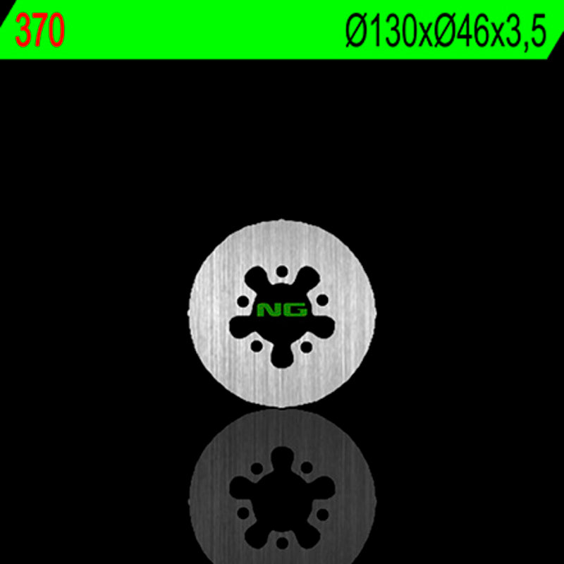 Disco de freno NG 370 Ø130 x Ø46.5 x 3.5 NG BRAKE DISC 370