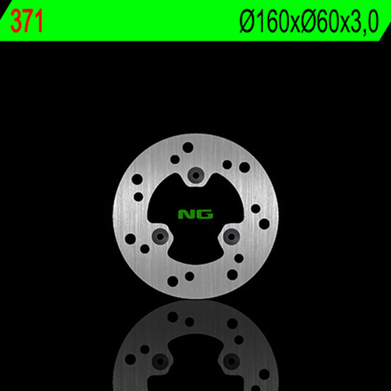 Disco de freno NG 371 Ø160 x Ø60 x 3 NG BRAKE DISC 371