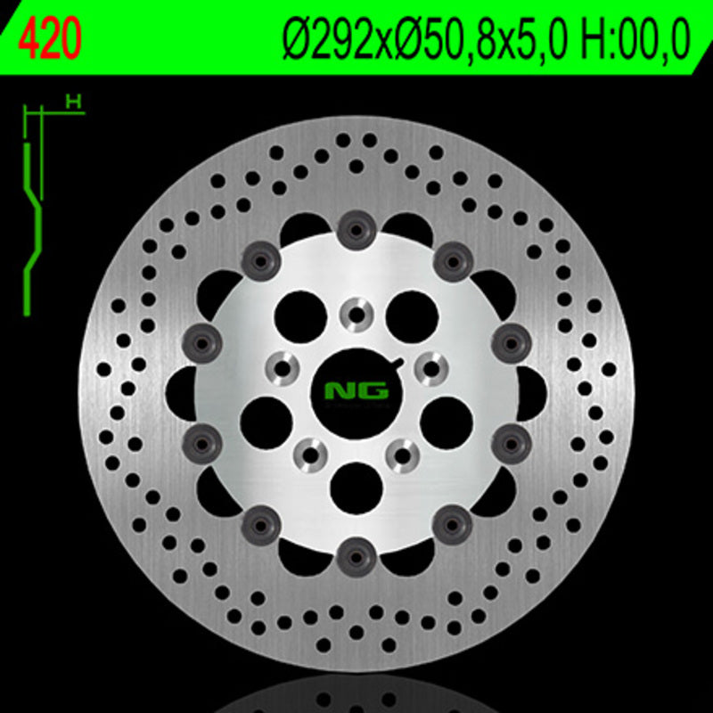 Disco de freno NG 420 Ø292 x Ø50.8 x 5 NG BRAKE DISC 420