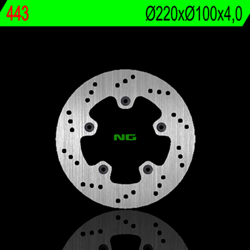 Disco de freno NG 443 Ø220 x Ø100 x 40 NG BRAKE DISC 443