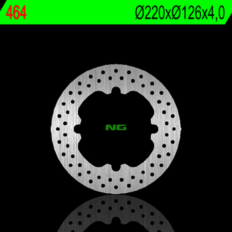 Disco de freno NG 464 Ø220 x Ø126 x 4 NG BRAKE DISC 464
