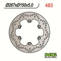 Disco de freno NG 483 Ø267 x Ø132 x 5 NG BRAKE DISC 483
