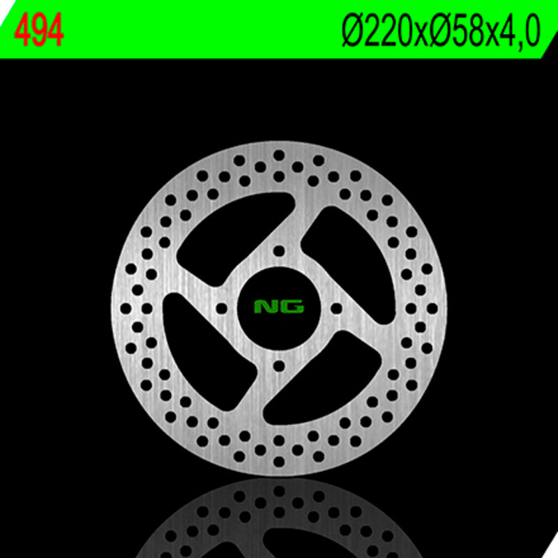 Disco de freno NG 494 Ø220 x Ø58.5 x 4 NG BRAKE DISC 494