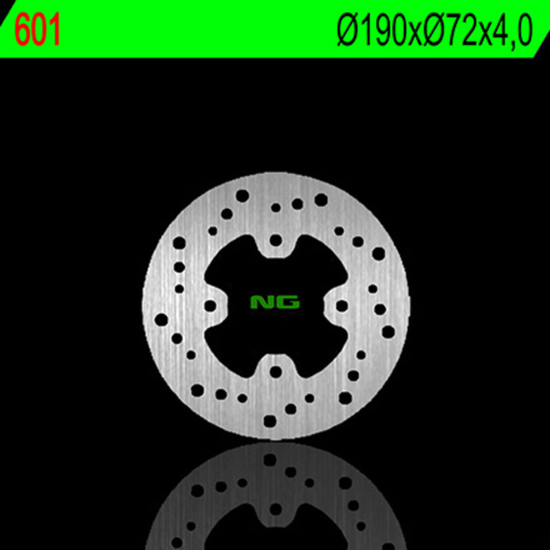 Disco de freno NG 601 Ø190 x Ø72 x 4 NG BRAKE DISC 601