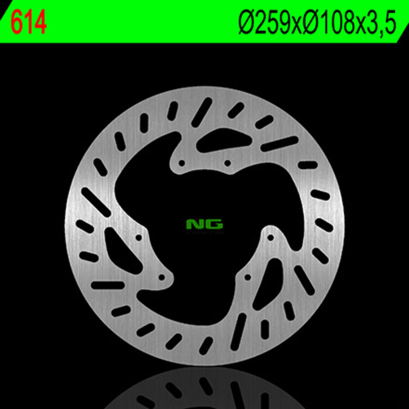 Disco de freno NG 614 Ø259 x Ø108 x 3.5 NG BRAKE DISC 614