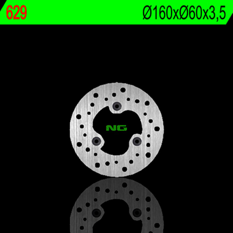 Disco de freno NG 629 Ø160 x Ø60 x 3.5 NG BRAKE DISC 629