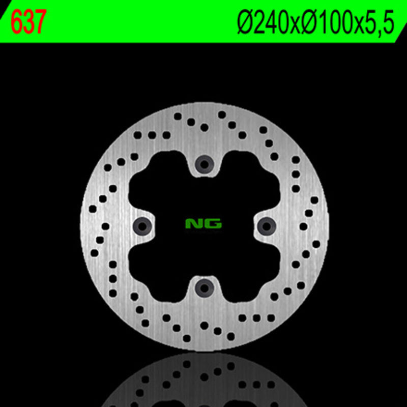 Disco de freno NG 637 Ø240 x Ø100 x 5.5 NG BRAKE DISC 637
