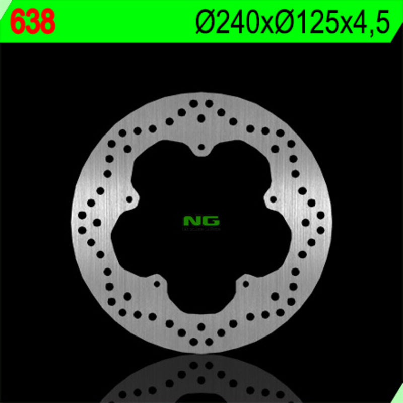Disco de freno NG 638 Ø240 x Ø125 x 5 NG BRAKE DISC 638