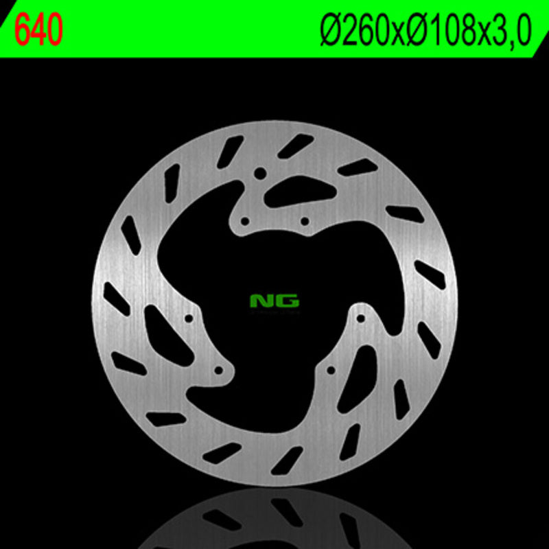 Disco de freno NG 640 Ø260 x Ø108 x 3 NG BRAKE DISC 640