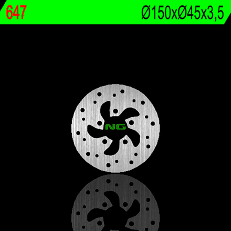 Disco de freno NG 647 Ø150 x Ø45 x 3.5 NG BRAKE DISC 647