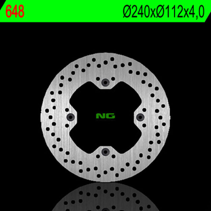 Disco de freno NG 648 Ø240 x Ø112 x 4 NG BRAKE DISC 648