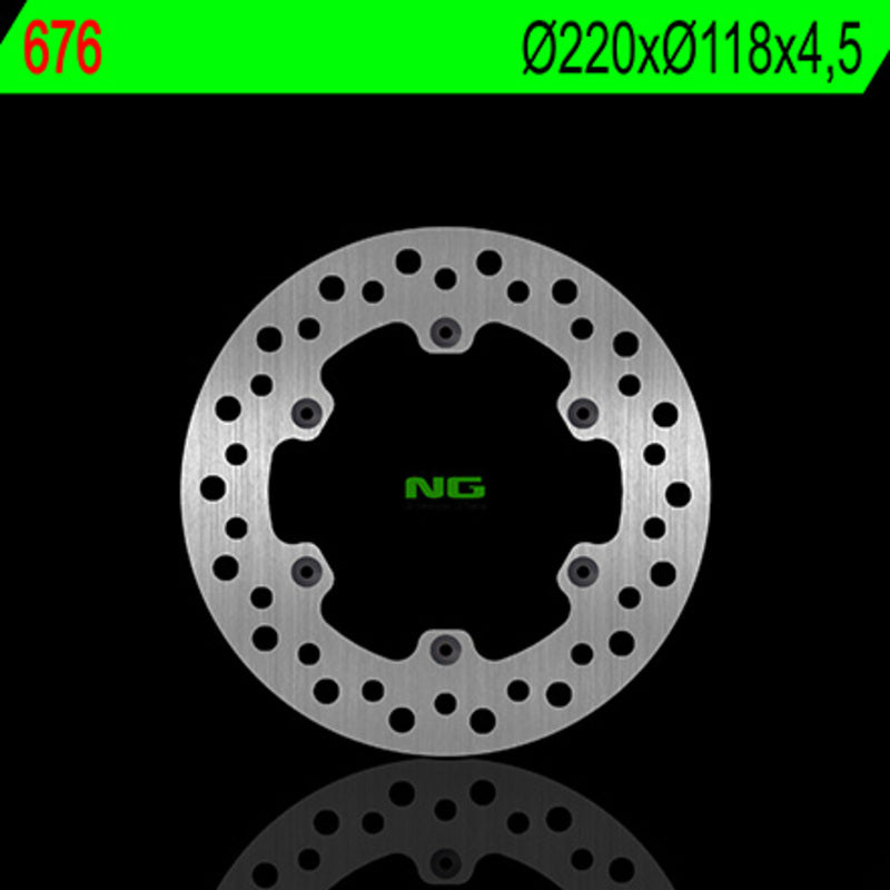 Disco de freno NG 676 Ø220 x Ø118 x 4.5 NG BRAKE DISC 676