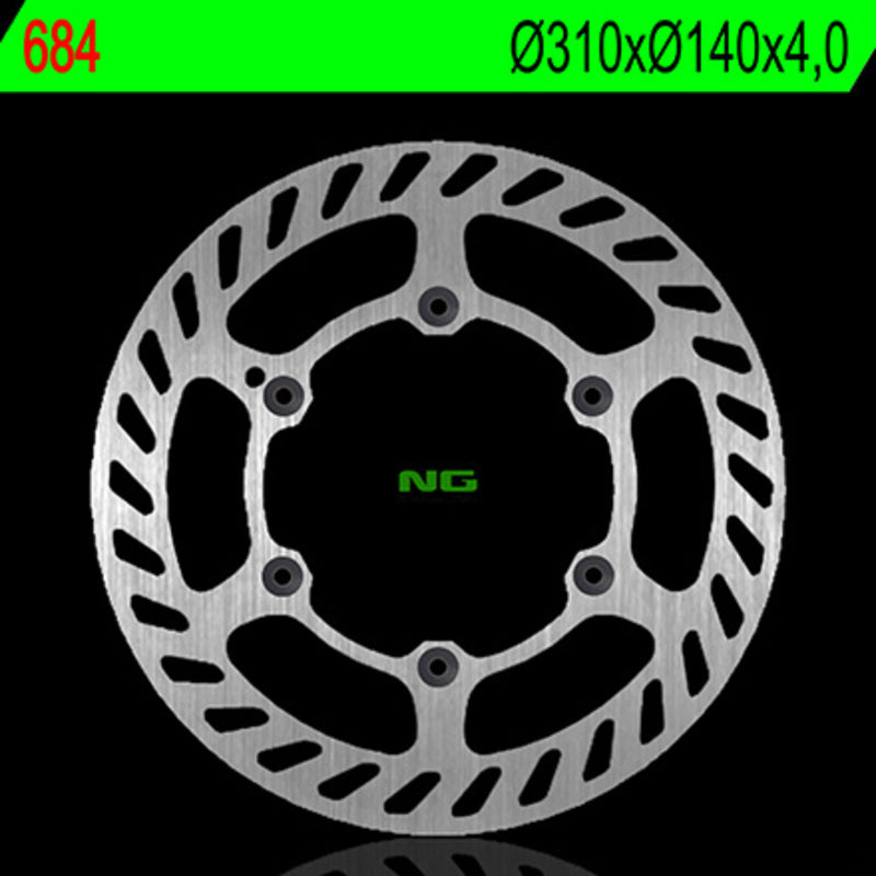 Disco de freno NG 684 Ø310 x Ø140.1 x 4 NG BRAKE DISC 684
