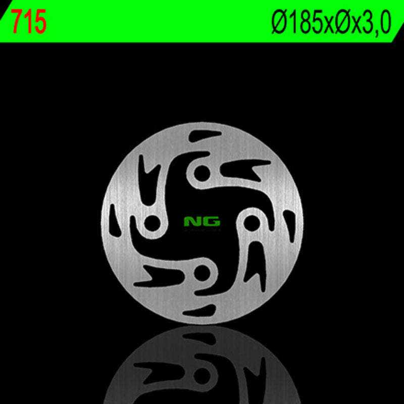 Disco de freno NG 715 Ø185 x 3 NG BRAKE DISC 715