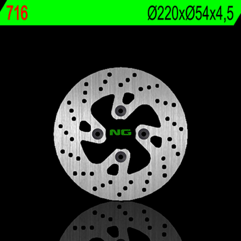 Disco de freno NG 716 Ø220 x Ø54 x 4.5 NG BRAKE DISC 716
