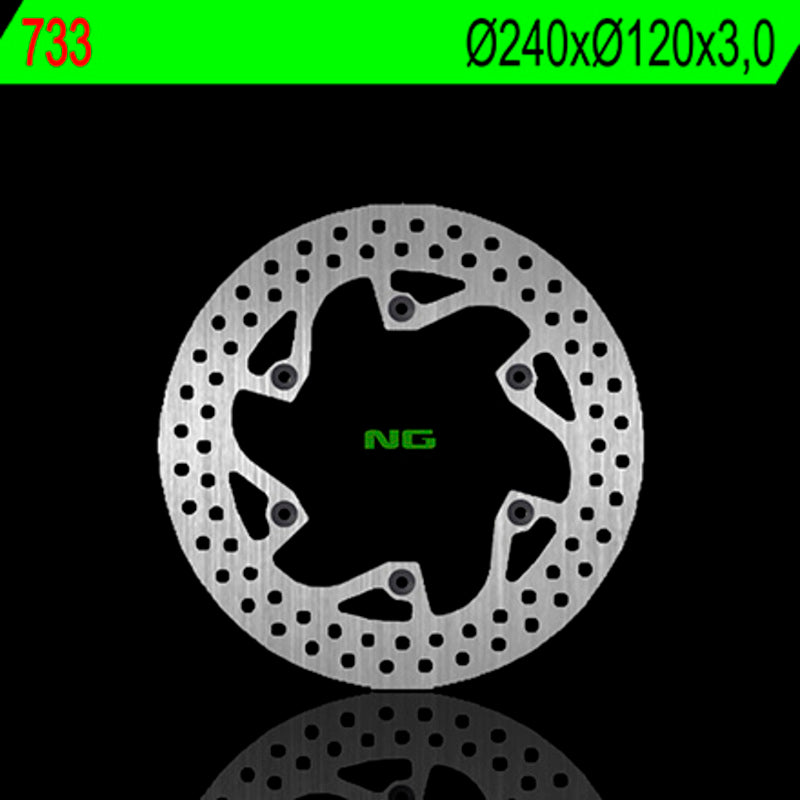 Disco de freno NG 733 Ø240 x Ø120 x 3 NG BRAKE DISC 733