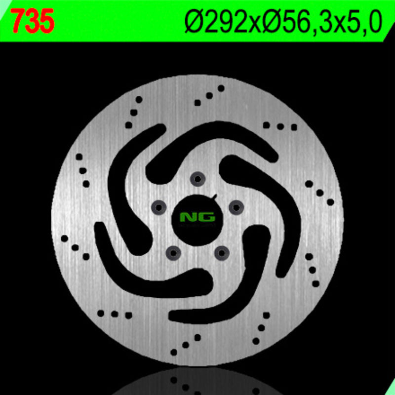 Disco de freno NG 735 Ø292 x Ø56.3 x 5 NG BRAKE DISC 735