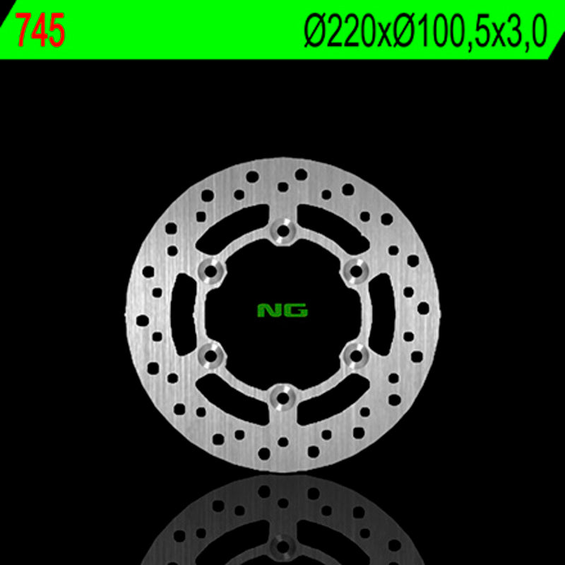 Disco de freno NG 745 Ø220 x Ø100.5 x 3 NG BRAKE DISC 745