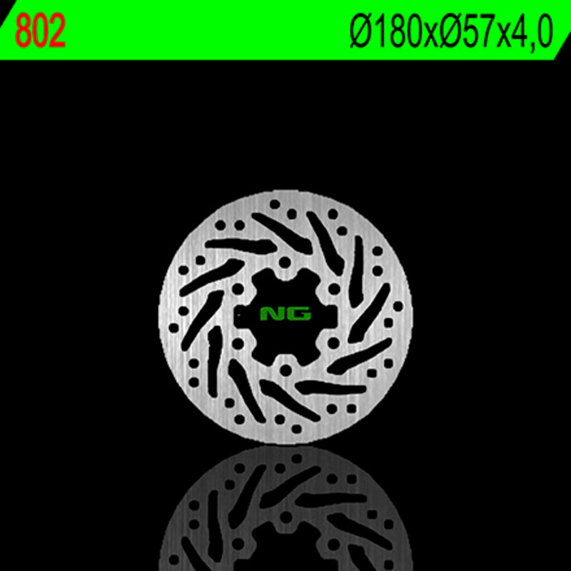 Disco de freno NG 802 Ø180 x Ø57 x 4 NG BRAKE DISC 802