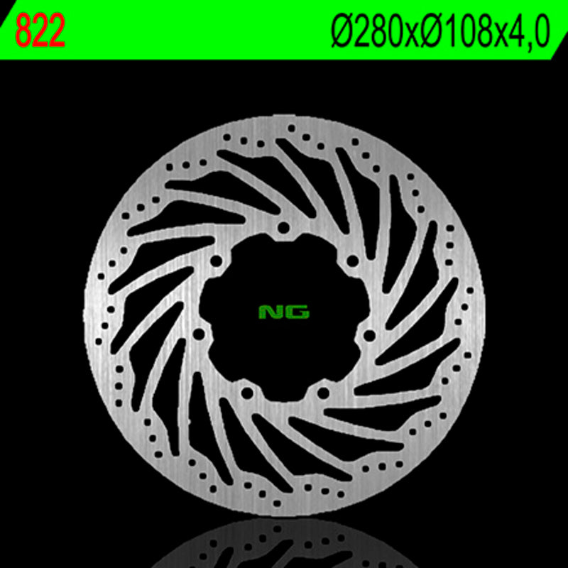 Disco de freno NG 822 Ø280 x Ø108 x 4 NG BRAKE DISC 822