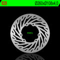 Disco de freno NG 828 Ø260 x Ø108 x 4 NG BRAKE DISC 828
