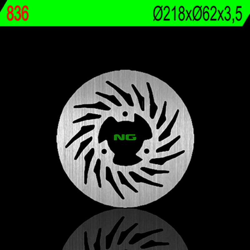 Disco de freno NG 836 Ø218 x Ø62 x 3.5 NG BRAKE DISC 836