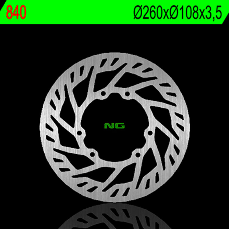 Disco de freno NG 840 Ø260 x Ø108 x 3.5 NG BRAKE DISC 840