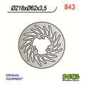 Disco de freno NG 843 Ø218 x Ø62 x 3.5 NG BRAKE DISC 843