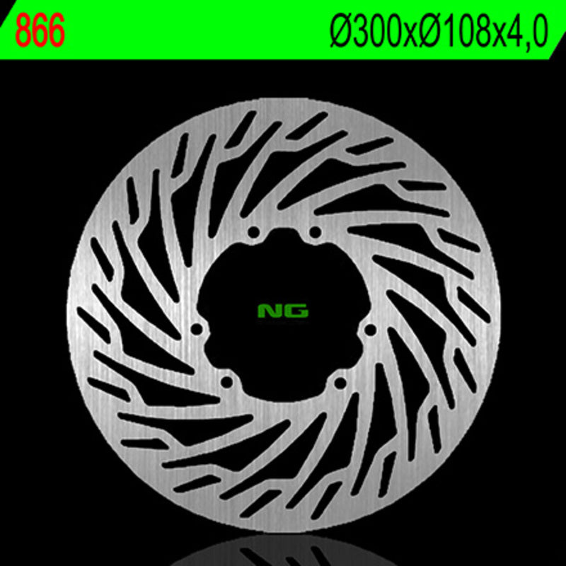 Disco de freno NG 866 Ø300 x Ø108 x 4 NG BRAKE DISC 866